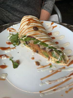 Burrito at Wildflower Vegan Co in Casselberry