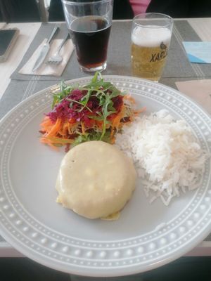 Burger not chiken at Kansha in Fatima