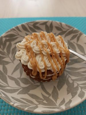 Cookie cake with peanut butter at Kansha in Fatima