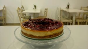 Tofu cheesecake at Kansha in Fatima