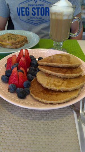 Amazing pancakes at Kansha in Fatima