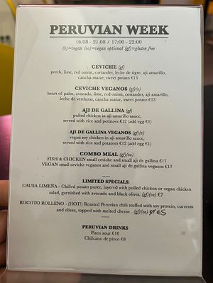 Vegan options on the menu available.  at Crazy Bastard in Berlin
