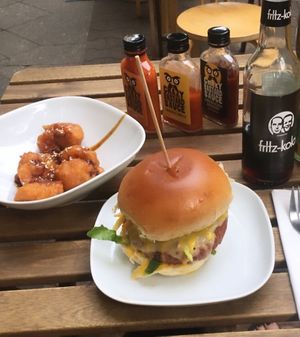 Moving mountains Burger  at Crazy Bastard in Berlin