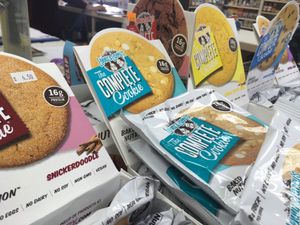 Vegan cookies at Nature's Discount in Oranjestad