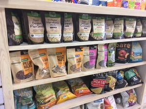 Food items at Nature's Discount in Oranjestad