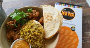 Lamb Curry - plated beautifully at Cafe Nowa in Petersham