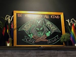 Be kind to all kind! at Cafe Nowa in Petersham