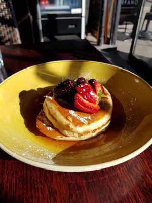 Delicious pancakes  at Cafe Nowa in Petersham