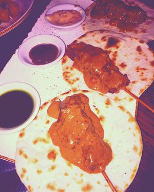 Chick’n Skewers  at Cafe Nowa in Petersham