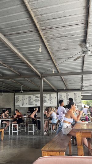   at Crate Cafe in Canggu