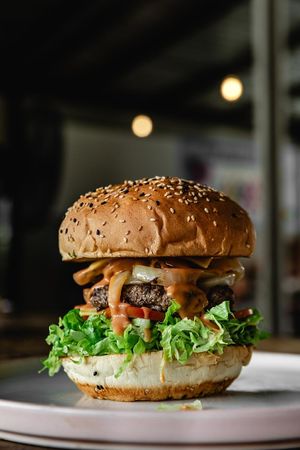 STONER - BEEF BURGER at Crate Cafe in Canggu