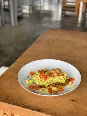 "smashitup" brekkie
v, gf bread (upon request) at Crate Cafe in Canggu