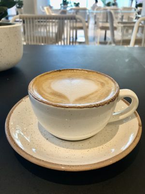 Soya cappuccino   at Tawa Bakery in Abu Dhabi