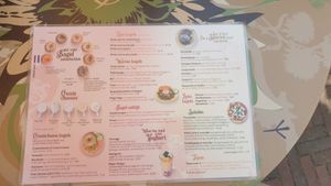 Menu frontside at Bagels & Beans in Alphen Aan Den Rijn
