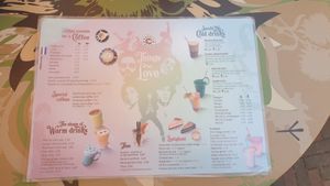 Menu backside at Bagels & Beans in Alphen Aan Den Rijn