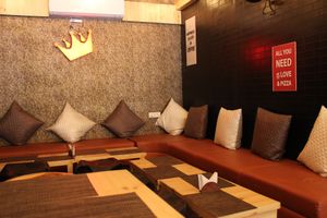 interior at The Black Cafe in Ahmedabad