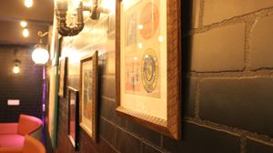 interior at The Black Cafe in Ahmedabad