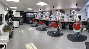 The shop at Son of a Barber in Liverpool