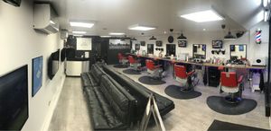 SOAB interior at Son of a Barber in Liverpool