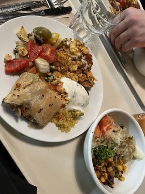 Close up of my dinner  at Ginko in Graz