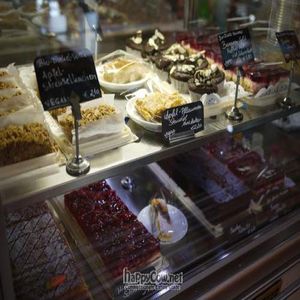 Cake selection at Ginko in Graz