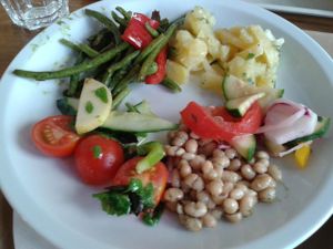 Mix of everything yummy at Ginko in Graz