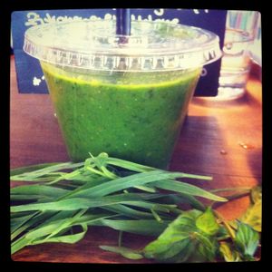 green smoothie at Ginko in Graz