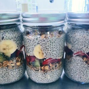 Chia Pudding. Layered with your choice of toppings. at Juice Amour in Middlebury