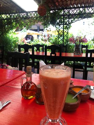 Garden View at Jardin La Reserva Restaurante in San Cristobal De Las Casas