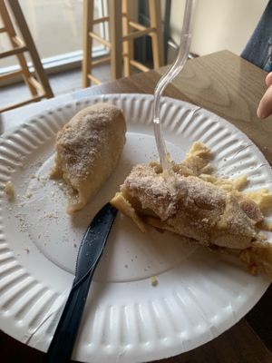 Vegan banana cinnamon rol at Tina's Symphony Bakery in Chino