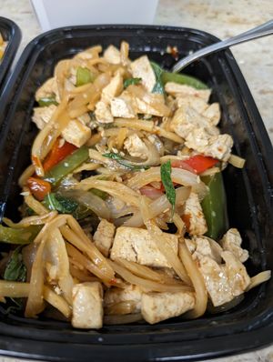 Basil Tofu at Sweet Basil Thai Cuisine in Foster City