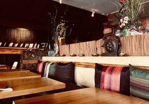 Interior at Sweet Basil Thai Cuisine in Foster City