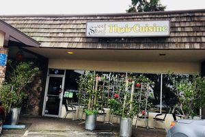 Exterior at Sweet Basil Thai Cuisine in Foster City