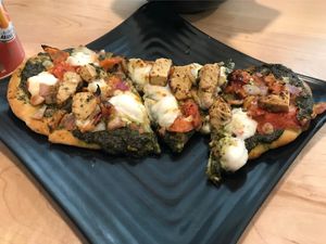 Bruschetta Flatbread at Copper Branch in Waterloo