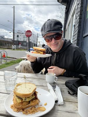 Sandwich heaven  at Peloton Cafe in Seattle