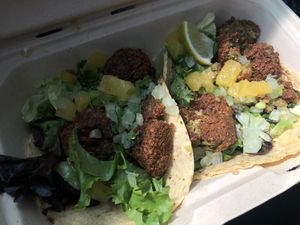 Falafel Tacos at Bull Street Taco in Savannah