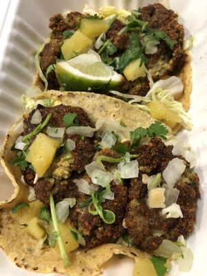 Falafel Tacos #Veganuary at Bull Street Taco in Savannah