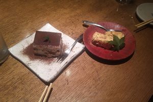 Desserts at Sorano in Tokyo
