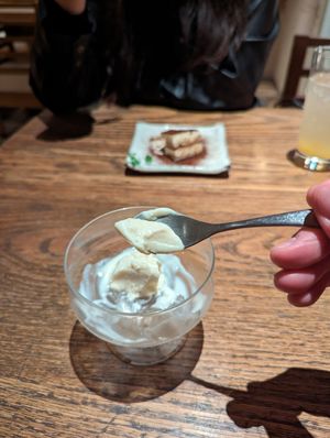 Tofu gelato at Sorano in Tokyo