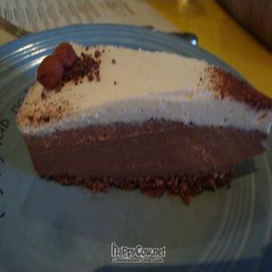 chocolate hazelnut mousse cake ('I am Bliss') at Cafe Gratitude in San Rafael