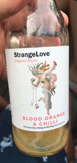 Funky drink option at Poinciana in Mullumbimby