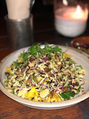 Black wild rice / turmeric cauliflower / red cabbage l at Poinciana in Mullumbimby