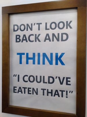 Life advice 😂 at The Saltwater Inn in Porthcawl