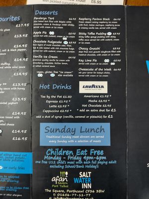  at The Saltwater Inn in Porthcawl