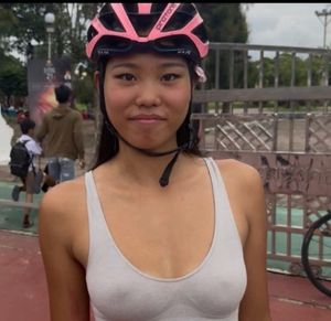 Michelle from China here eating vegan.  at Vegetarian - Chawalanok Rd in Ubon Ratchathani