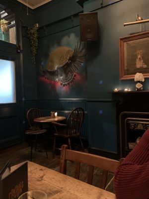 Inside  at The Spread Eagle in East London