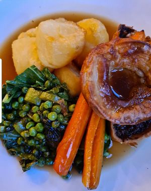 Beetroot Wellington roast at The Spread Eagle in East London