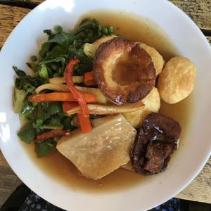 Pot roast celeriac Sunday roast  at The Spread Eagle in East London