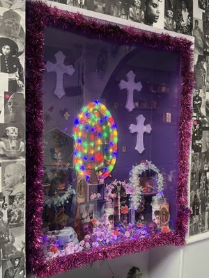 Prince shrine  at The Spread Eagle in East London