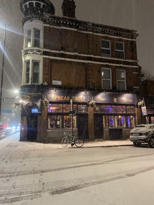   at The Spread Eagle in East London